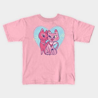 Cats in love! Kids T-Shirt